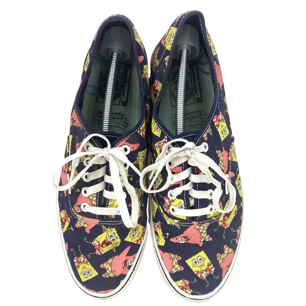 VANS SpongeBob SquarePants x ComfyCush Authentic Aloha Bob-Men's 11-Blue-Patrick